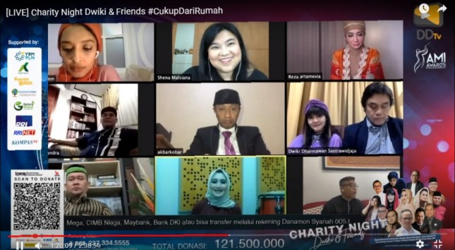 Charity Night Dwiki & Friends #CukupDariRumah