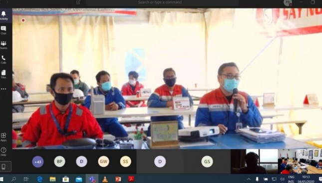 Manajemen PEPC Pantau Konstruksi GPF Secara Virtual
