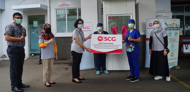 SCG Kembali Donasikan Solusi Inovatif Bilik SWAB Pertama di Sukabumi 