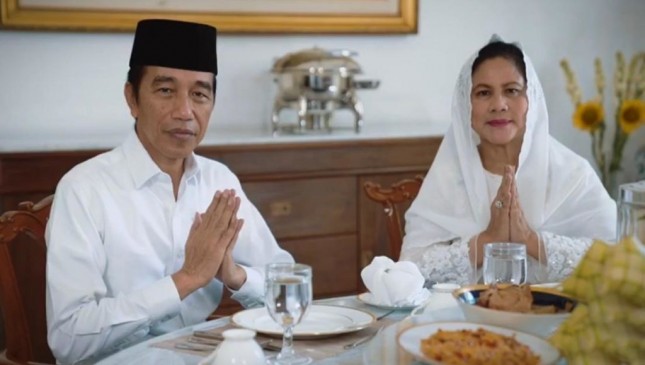 Presiden Jokowi dan Ibu Negara Iriana