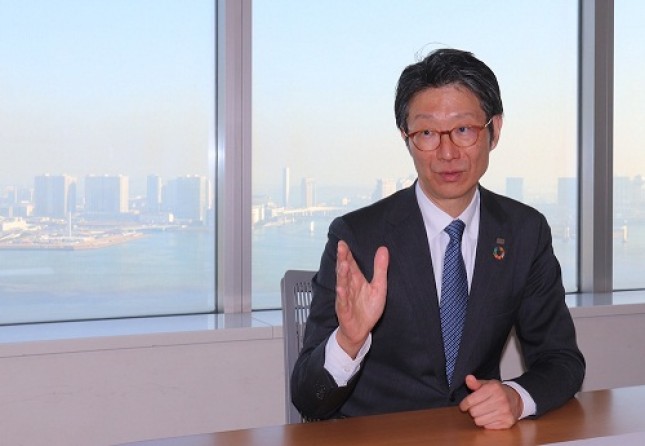 Taro Shimada, CEO & Representative Director dari Toshiba Data Corporation, Pejabat Eksekutif & Wakil Presiden Korporasi dari Toshiba Corporation 