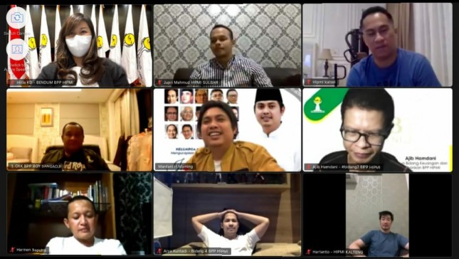 Forum Ketum BPP dan BPD HIPMI se-Indonesia Secara Online