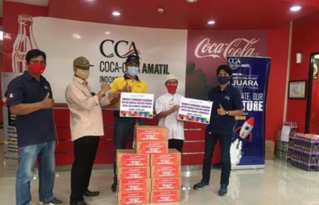 Coca-Cola Amatil Indonesia Donasi Sembako Lebaran 