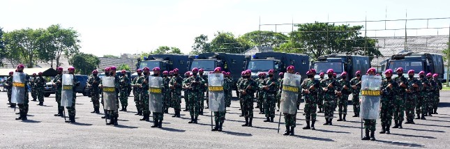 Resimen Artileri 2 Marinir Surabaya Siap Teribat Penanganan Covid-19