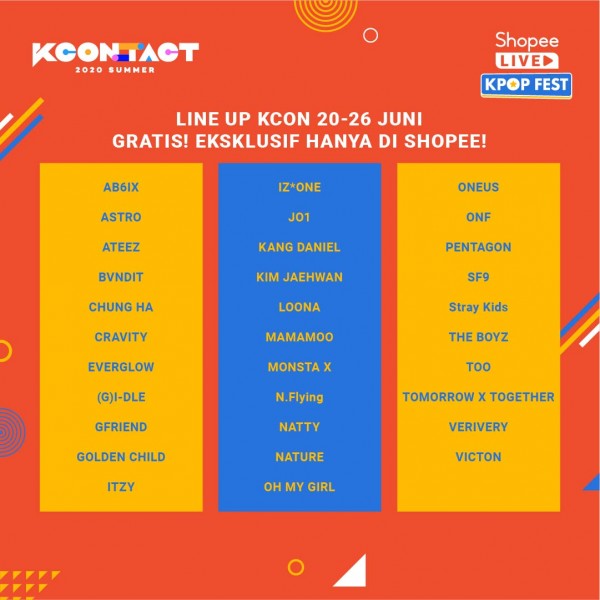 Line Up KCON