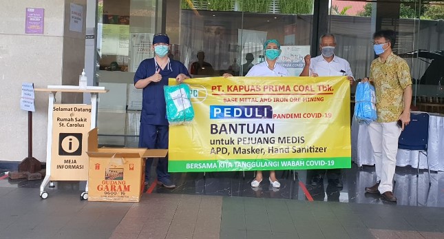 ZINC Donasi APD dan Sembako Selama Pandemi Covid-19