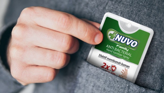 NUVO Antibacterial Hand Sanitizer Spray