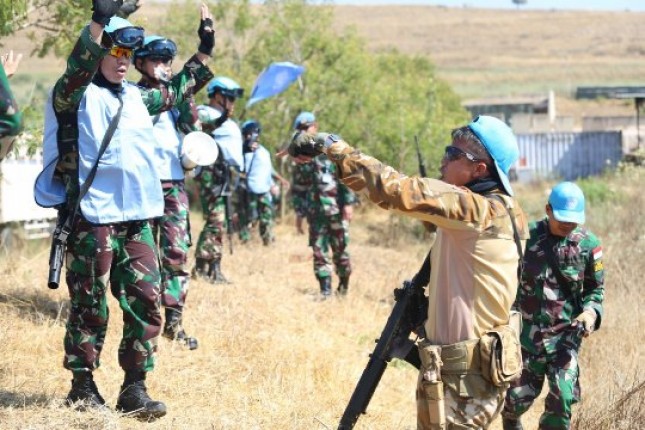 Pasukan Garuda Kongo Gelar Latihan Batalyon Mobile Reserve di Blue Line