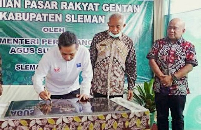 Peresmian Pasar Gentan Yogyakarta