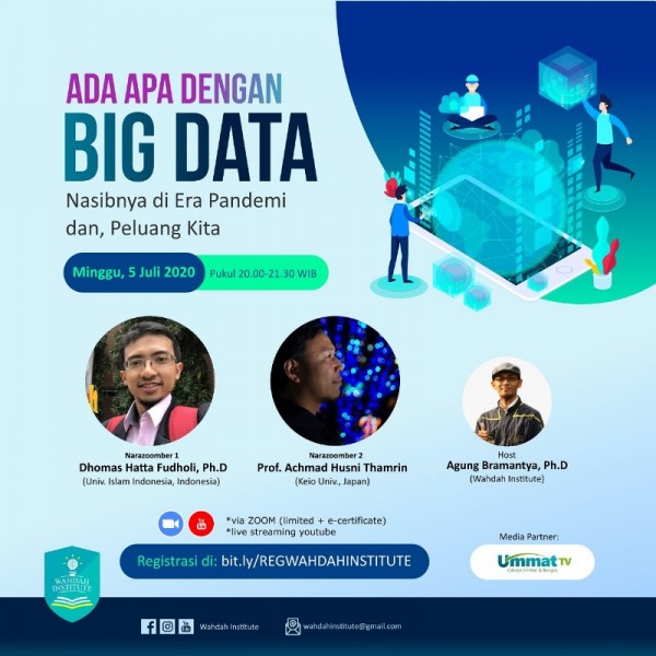 Diskusi Big Data secara daring (Doc: Wahdah Institut)