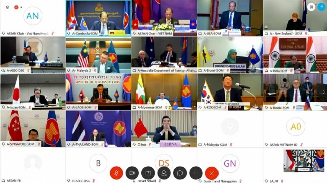 Telekonferensi Video Para Pejabat Senior East Asia Summit (EAS SOM)