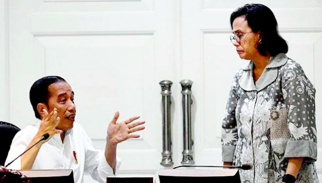 Presiden Jokowi dan Menkeu Sri Mulyani (ist)