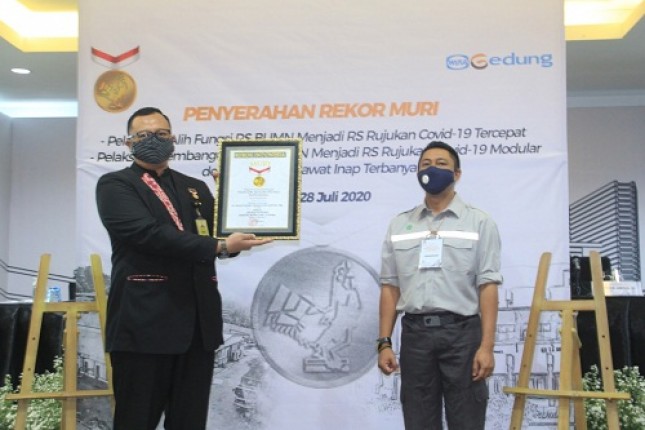 WEGE meraih penghargaan dari Museum Rekor – Dunia Indonesia (MURI). 