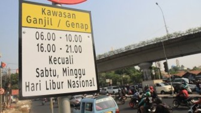Ilustrasi Ganjil Genap di Provinsi DKI Jakarta (Photo by Suara.com)