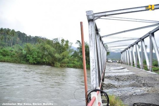 Jembatan Rusak Akibat Banjir di Sulawesi Utara dan Seram Segera Diperbaiki