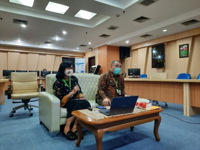 Direktur Jenderal Peternakan dan Kesehatan Hewan (Dirjen PKH), Nasrullah saat diskusi kemitraan usaha peternakan
