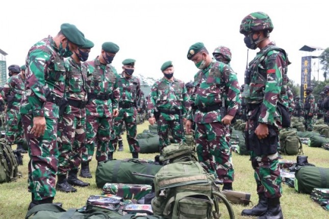 Satgas Yonif Raider 515 Kostrad Siap Bertugas di Perbatasan Papua