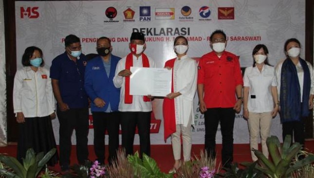 Pasangan Muhamad-Saraswati Dapat Dukungan Tujuh Parpol Maju Pilwalkot Tangsel