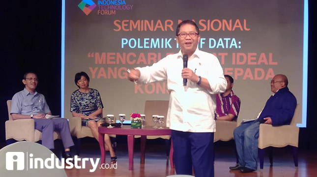 Menteri Komunikasi dan Informatika Rudiantara (Hariyanto/ INDUSTRY.co.id)