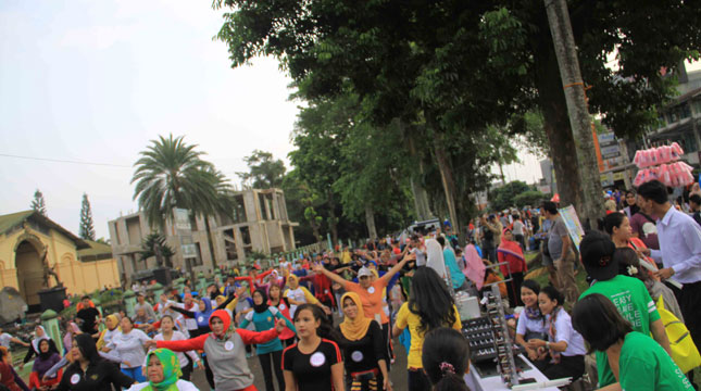 Rayakan Anniversary, Grand Savero Bogor Selenggarakan Event Fun Aerobic