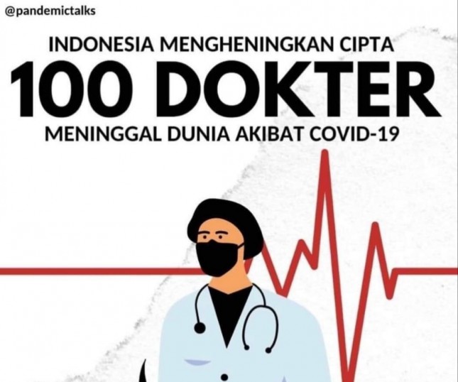 100 Dokter Wafat akibat covid-19 (images source @reisabrotoasmoro)
