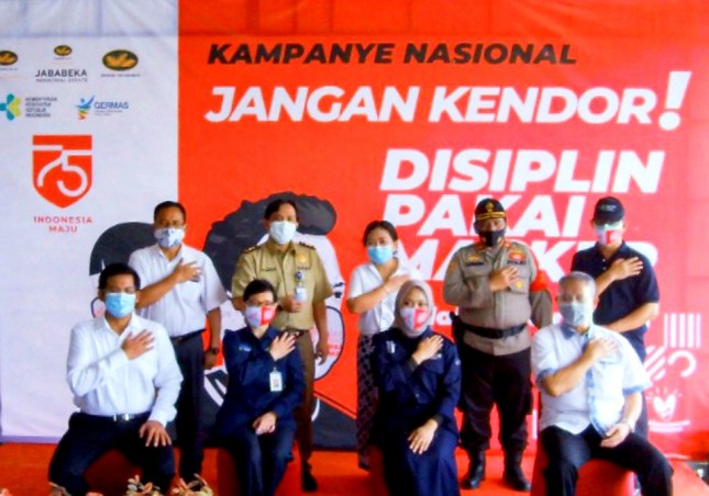 Pengelola Kawasan Industri Jababeka telah melakukan protokol kesehatan yang ketat kepada para tenant di kawasan industri