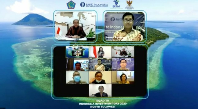 Tiga Proyek Investasi di Sulawesi Utara Dalam Seminar Daring “Road to Indonesia Investment Day 2020" 