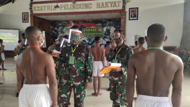 Pemuda Papua Selatan Ikuti Seleksi Pusat Secaba Prajurit…