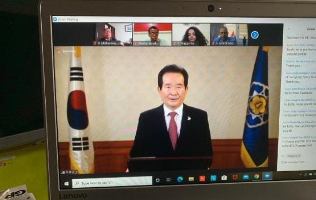 Presiden Asosiasi Wartawan Korea (Journalists Association of Korea/JAK) Kim Dong-hoon