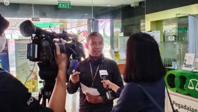 Kepala Departemen Komunikasi Perusahaan PT Pegadaian (Persero) Basuki Tri Andayani 