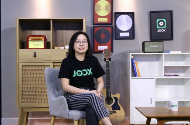 Yuanita Agata, Head of Marketing JOOX Indonesia Dalam Acara Konferensi Pers 'Ngobrolin #KataHati' Bersama Sederet Pembicara Inspiratif