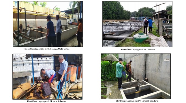 Beberapa industri di Semarang sedang uji limbah dan ambang baku mutu sungai Bengawan Solo