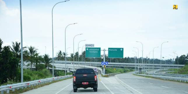 Ruas Tol Manado - Danowudu Dukung Sektor Logistik Sulawesi Utara