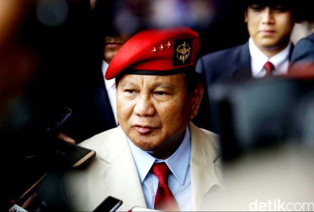 Prabowo Subianto (foto Detik.com)