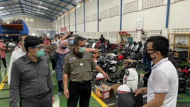 Kunjungan Kemenko Marves di Balai Besar Teknologi Pencegahan Pencemaran Industri (BBTPPI) semarang