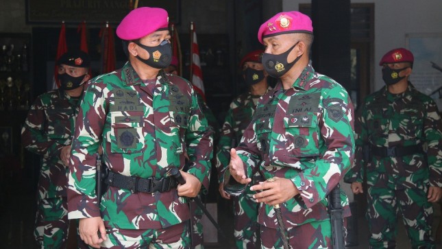 Panglima TNI lakukan Sidak Marinir