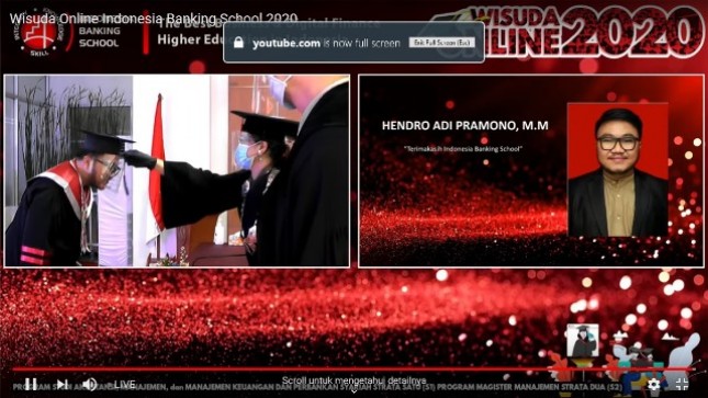 STIE IBS Gelar Wisuda secara Online