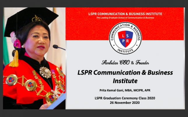 Prita Kemal Gani, MBA, MCIPR, APR Founder & CEO of LSPR Communication & Business Institute