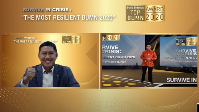 Pegadaian Boyong Tiga Penghargaan di Ajang Bisnis Indonesia Top BUMN Award 2020