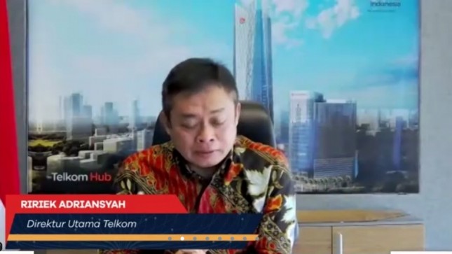 Direktur Utama Telkom, Ririek Adriansyah 