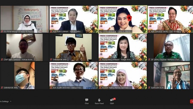 Konferensi pers Eastfood Indonesia Virtual Expo 2020 