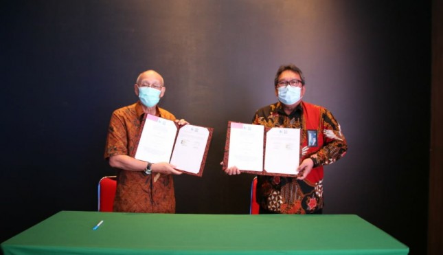 Kegiatan MoU PT Indra Karya (Persero) dan Yayasan Air Adhi Eka di Kementerian PUPR 