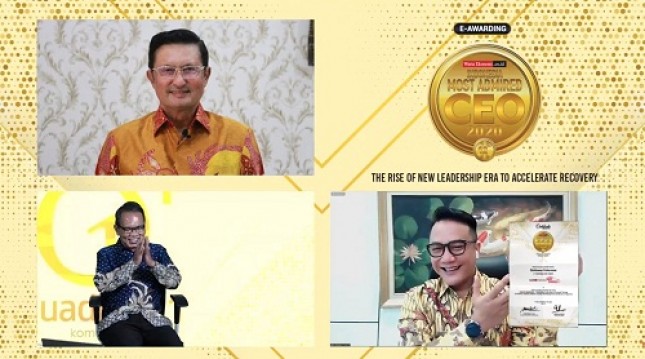 Indonesia Most Admired CEO 2020, diselenggarakan secara daring oleh Warta Ekonomi, Jumat (18/12).