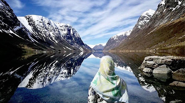Ilustrasi Traveler Muslim (alea515_ /Instagram/havehalalwilltravel)
