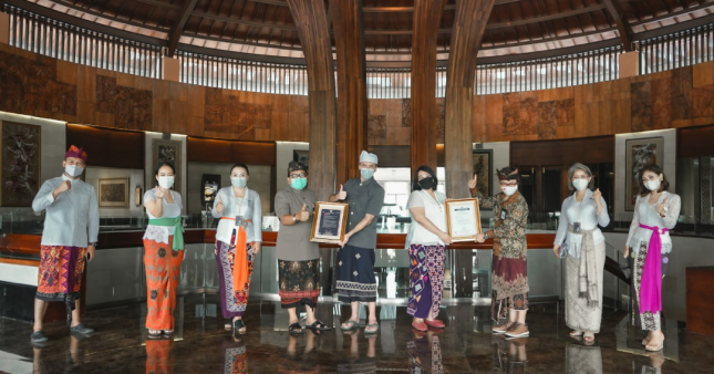 22 Tenant Kawasan The Nusa Dua Kantongi Sertifikat Cleanliness, Health, Safety and Environmental Sustainability (CHSE) dari Kementerian Pariwisata dan Ekonomi Kreatif RI (Kemenparekraf)