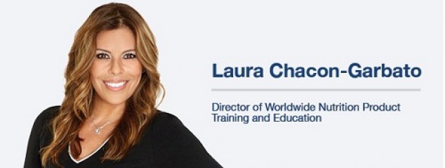 Director of Worldwide Nutrition Product Training, Herbalife Nutrition, Laura Chacon-Garbato 