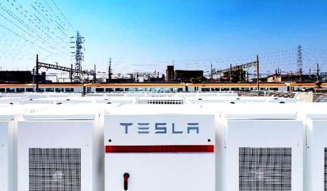 Box penyimpanan listrik milik Tesla (foto Ist)