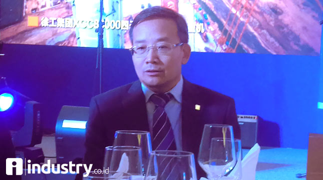 President XCMG Asia Pasific, Hu Xiangyang (Hariyanto/ INDUSTRY.co.id)