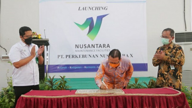 PTPN X resmikan workshop Nusantara Maintenance Facility (NMF)
