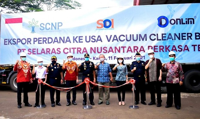PT. SDI berhasil mengekspor produk vacuum cleaner pertama kali ke Amerika Serikat (AS)